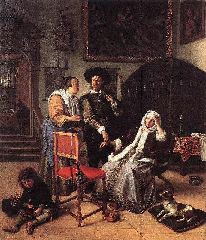 Jan Steen Doctor's Visit oil painting image